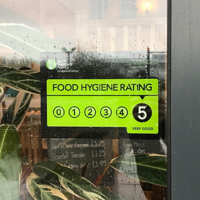 5 star hygiene rating 