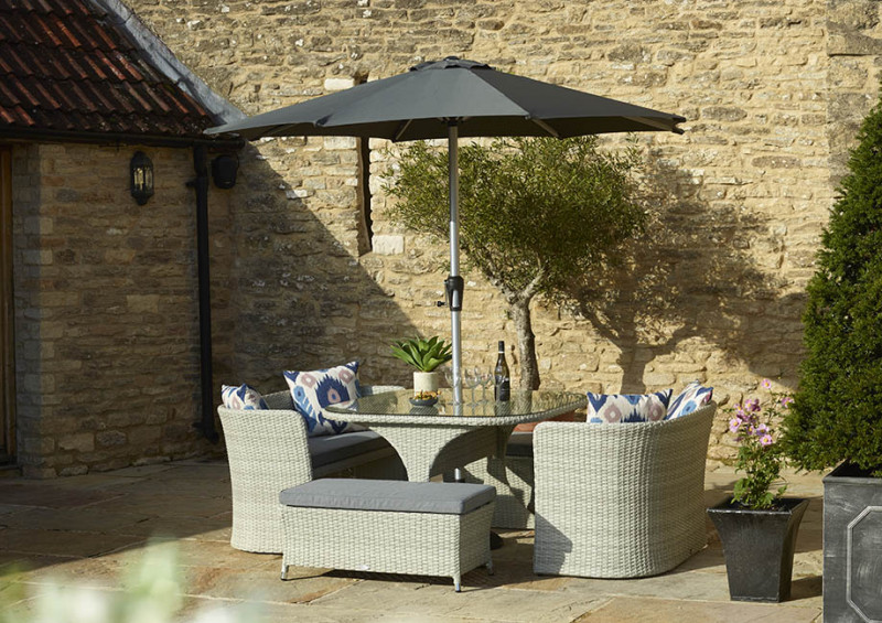 Bramblecrest Tetbury 8 Seater Balcony Set photo