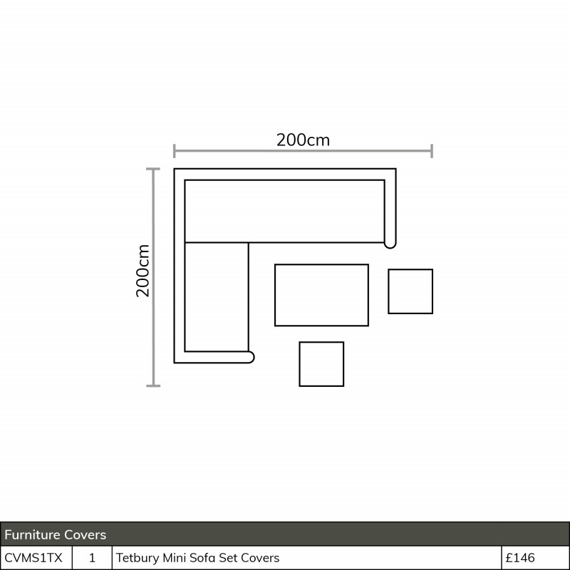 Bramblecrest Tetbury Modular Sofa Set photo