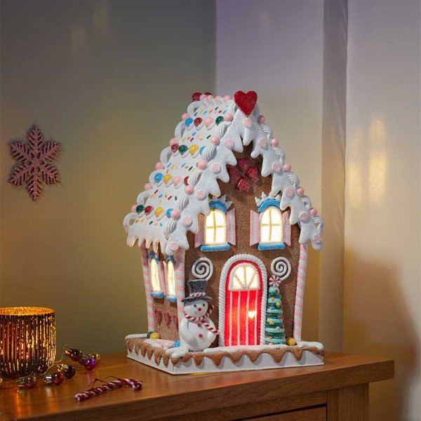 Smart Garden Gingerbread Frosty Candy Lodge