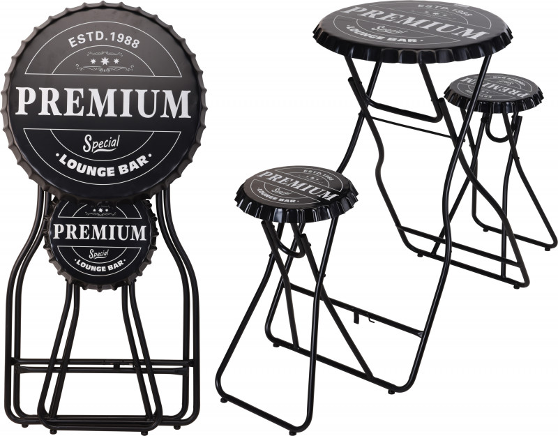 folding bar stool table