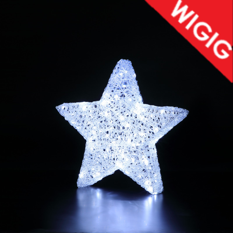 Leisuregrow 50CM SPUN ACRYLIC STAR - 150 DUO LEDS