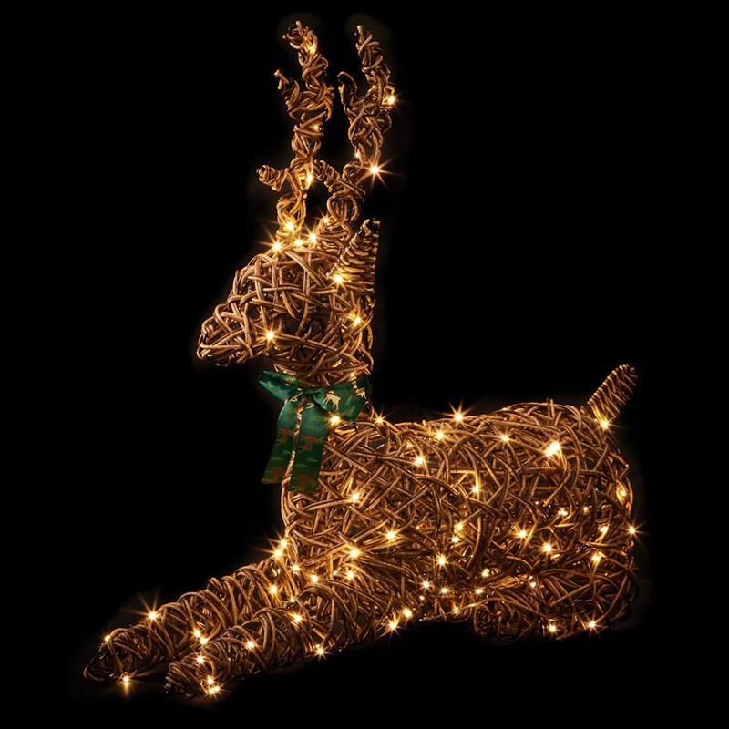  58CM M-A BO OUTDOOR LYING REINDEER 120 WARM WHITE LED