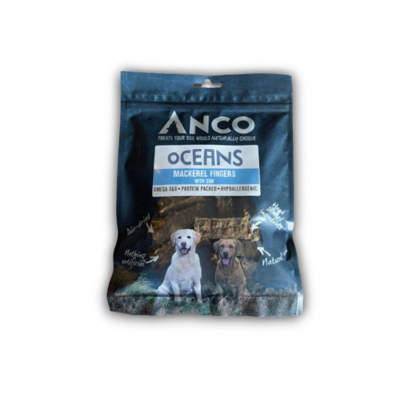 Anco Oceans Mackerel Fingers with Cod 100g