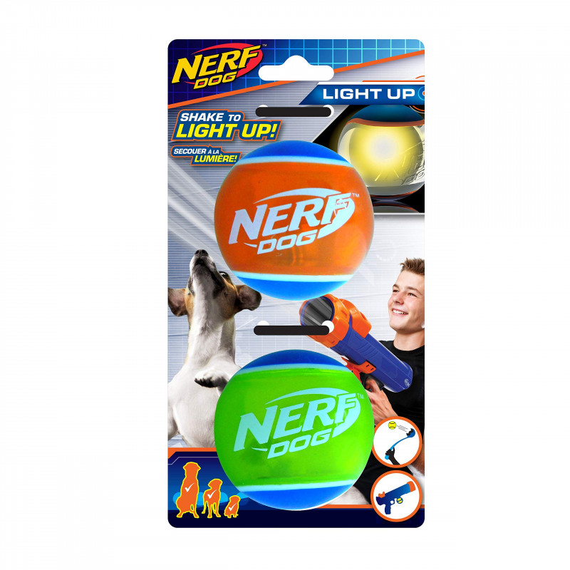 NERF Dog LED Tennis Balls 2pk