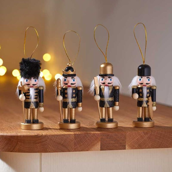 Smart Garden Nutcracker Pendant - Black & Gold