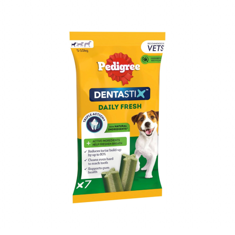 PEDIGREE® DENTASTIX™ Fresh Daily Dental Chews Small Dog 110g